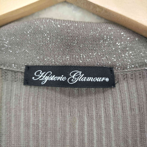 ヒステリックグラマー HYSTERIC GLAMOUR ワンポイント刺繍ニットポロシャツ Y2K レディース  free